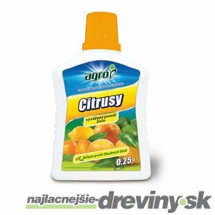 Agro kvapalné hnojivo na Citrusy 0,25 L