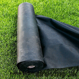 Agrovláknina-netkaná textília čierna 50 g/m2, 1 m bežný z rolky šírka 1,6 m