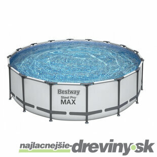 Bazén Bestway® Steel Pro MAX, 5612Z, filter, pumpa, rebrík, plachta, 4,88x1,22 m