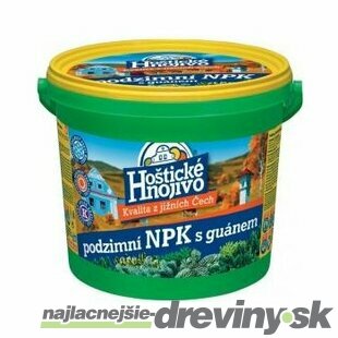 NPK Hoštické hnojivo 4,5kg s guánom jesenné