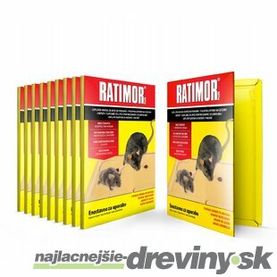 RATIMOR - lepová pasca kniha na myši a potkany - 1ks